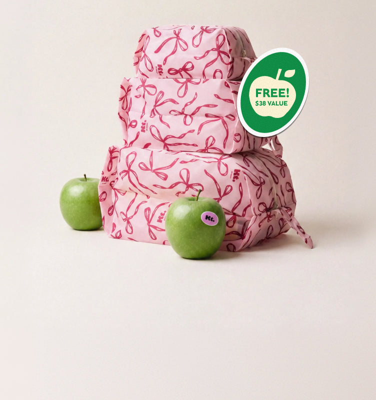 Free Baggu pouch set with $150+ purchase