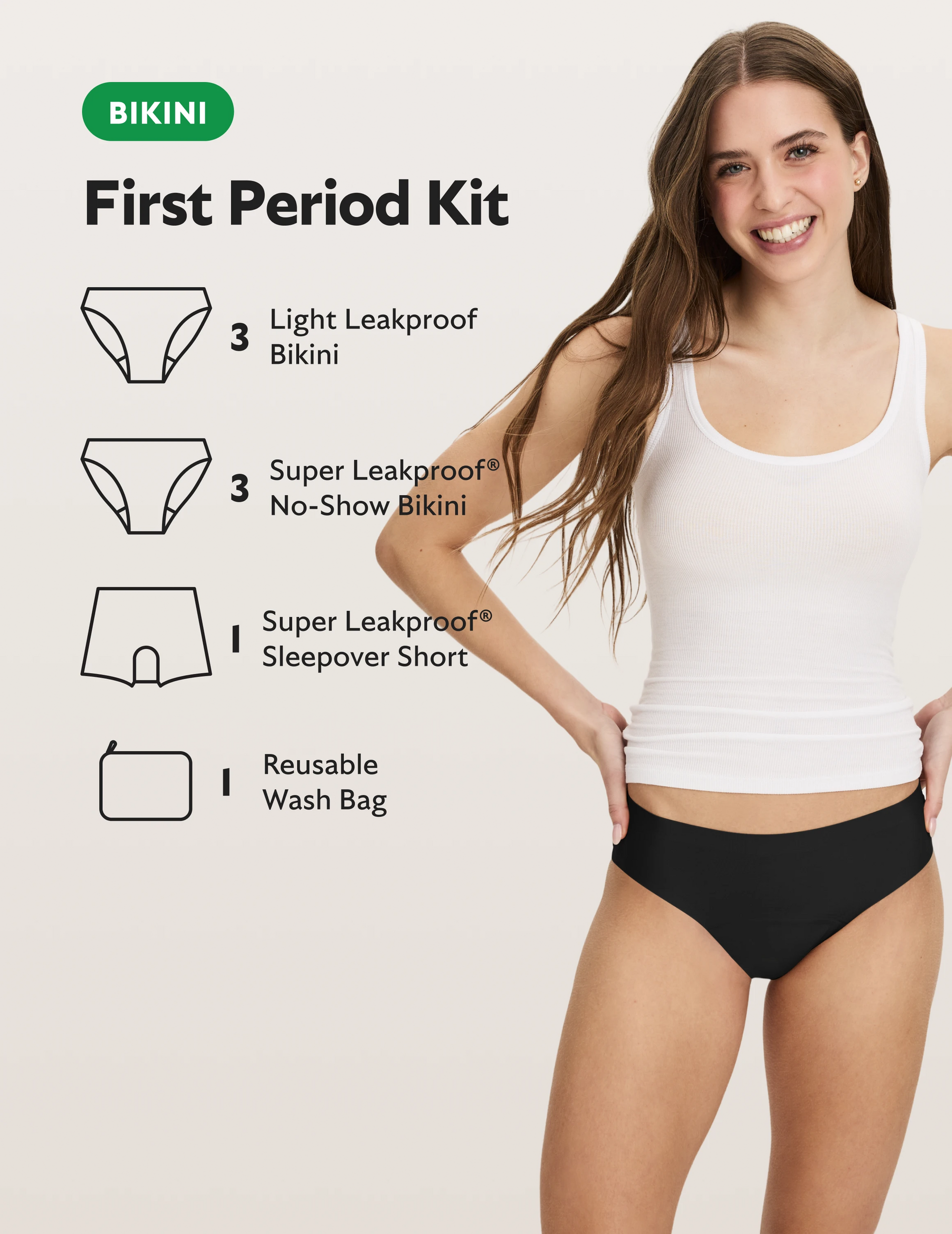 First Period Kit - Bikini