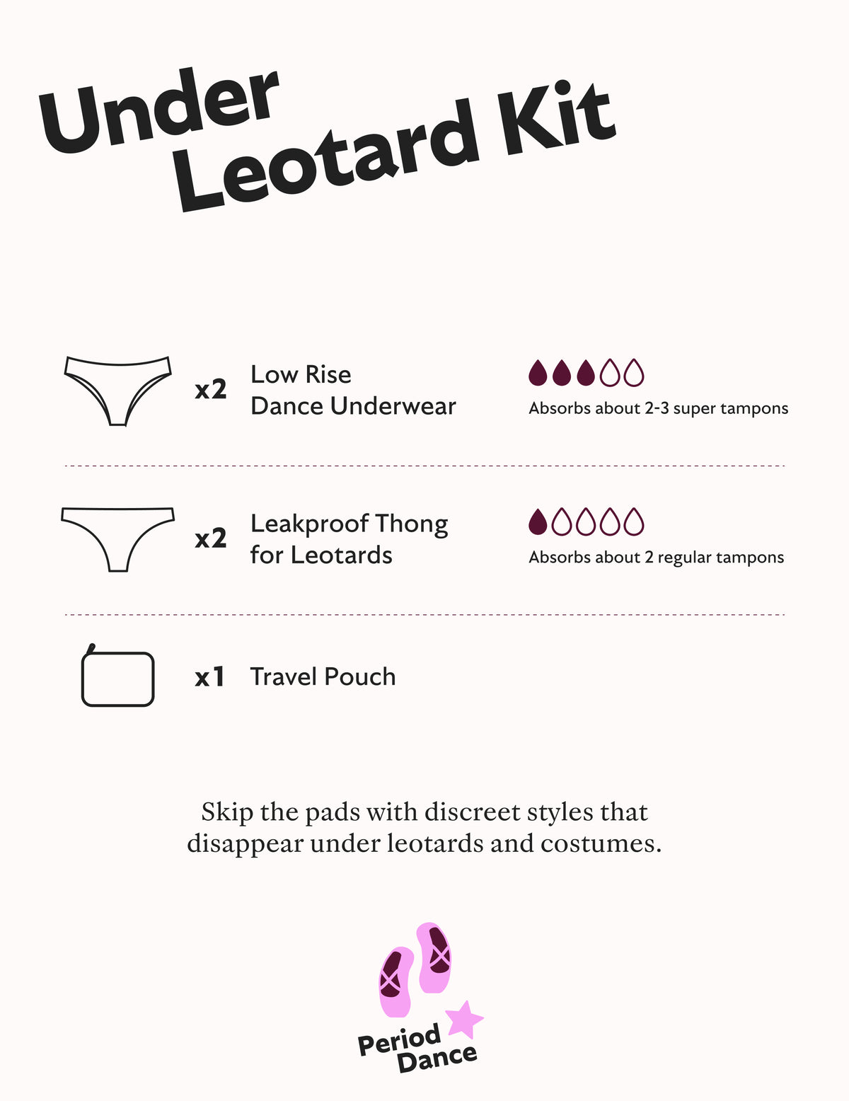 Under Leotard Kit