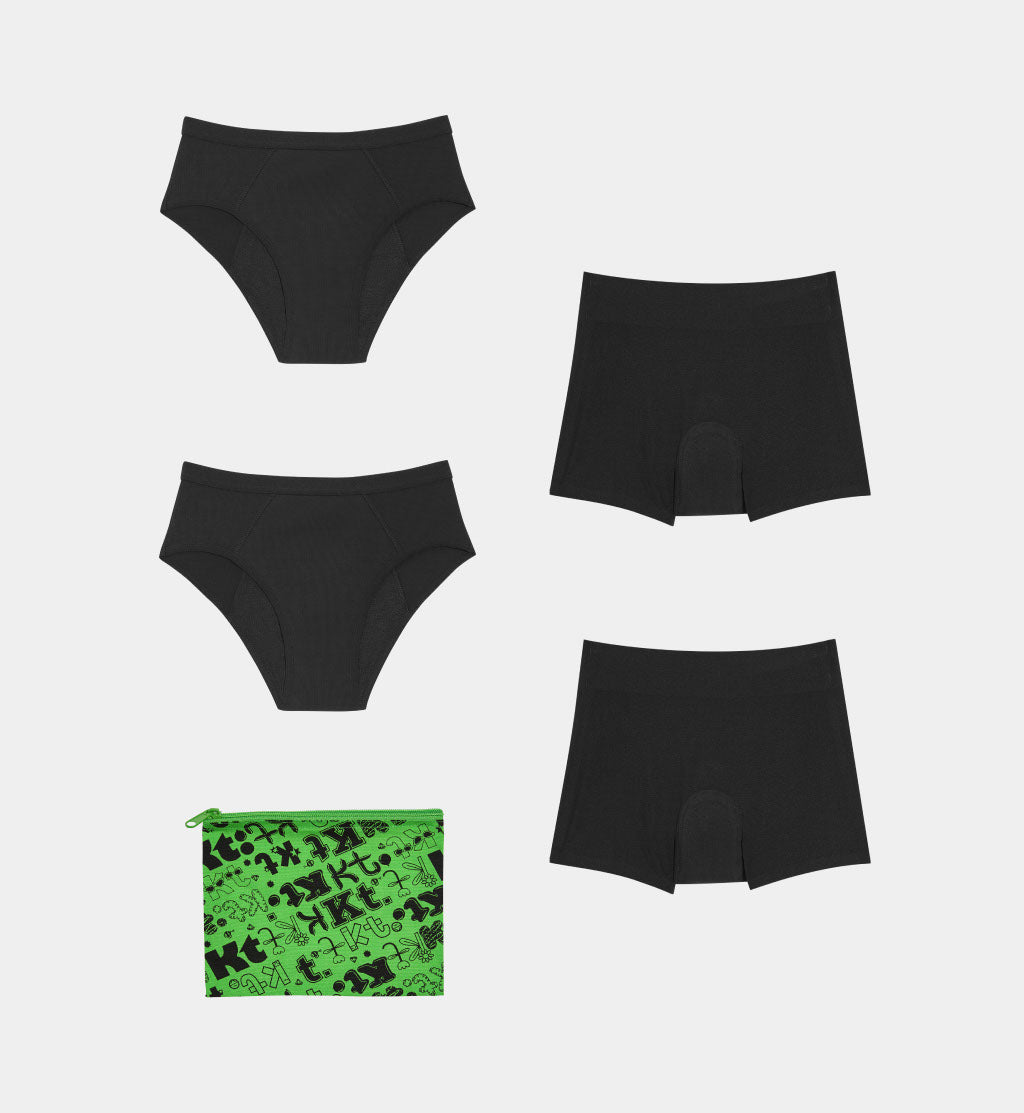KNIX Kt Super Leakproof Sleepover Short - Period Underwear for